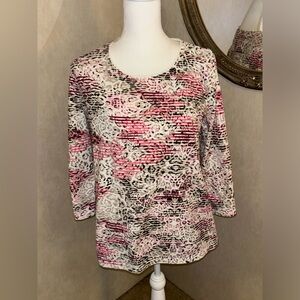 Kim Rogers top, size Petite Large